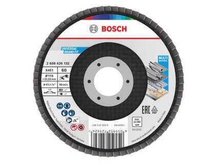 Bosch Lamelový kotúč X451 115mm P60 Rovný | ajtech.sk