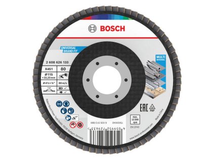 Bosch Lamelový kotúč X451 115mm P80 60ks | ajtech.sk