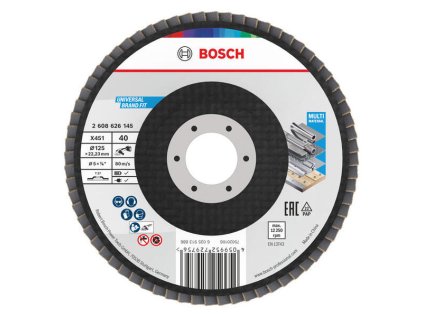 Bosch Lamelový kotúč X451 125mm P40 60ks | ajtech.sk