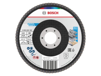 Bosch Lamelový kotúč X451 125mm P80 60ks | ajtech.sk