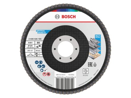 Bosch Lamelový kotúč X451 125mm P80 Rovný | ajtech.sk