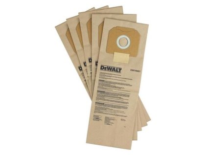 DeWALT DWV9401 Pepierový sáčok do vysávača (5ks) | ajtech.sk