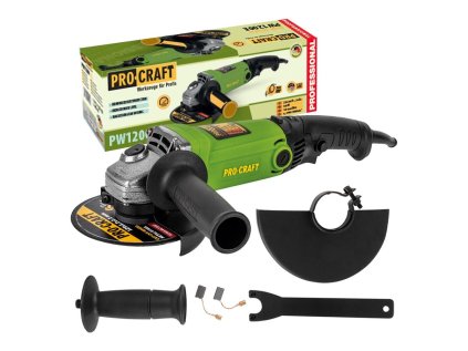 uhlova bruska procraft pw1200e 125 mm 252058