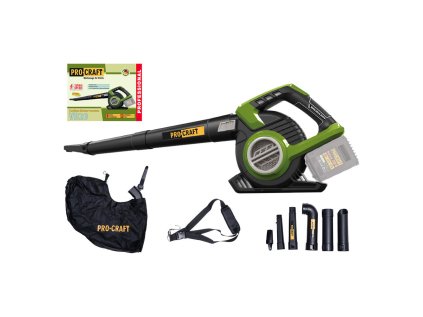 akumulatorovy duchadlo fukac listia procraft vb20 bez baterie a nabijacky 252377