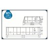 Bazén Bestway Power Vista Series 4,27x2,50x1,00 cm 56714, | ajtech.sk
