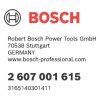 Bosch Skrutkovací bit Extra Hart T25 25mm 3ks | extratech.sk