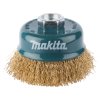 Makita Drôtená miskovitá kefa D 75 mm, mosadzný vlnitý drôt D 0,3 mm, D-39768 | ajtech.sk