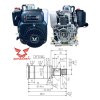 Motor ZONGSHEN NH150H 3,5 HP 25 mm pre vibračné dosky | ajtech.sk