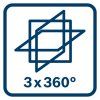 Bosch GLL 3-80 Professional LR Laser krížový 0601063R05 | extratech.sk