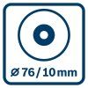 Aku uhlová brúska BOSCH GWS 12V-76 2x3Ah | ajtech.sk