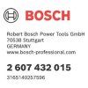 Bosch Polyesterový skladaný filter pre GAS 25 SFC Professional ks 2607432015 | ajtech.sk