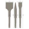 Bosch 3-dielna súprava krátkych sekáčov 140 mm SDS-plus | ajtech.sk