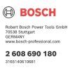 Bosch 3-dielna súprava krátkych sekáčov 140 mm SDS-plus | ajtech.sk