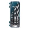 Makita 5-dielna sada špirálových vrtákov do dreva s valcovitou stopkou, D-72861 | ajtech.sk