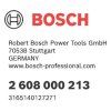 Bosch Brúsna doska 185 93mm 2608000213 | ajtech.sk