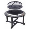 Ohnisko Strend Pro Grill, kovové, 4 stoličky, 105x75 cm | extratech.sk