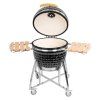 Keramický gril Strend Pro Kamado Egg 26 čierny | extratech.sk