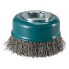 Makita Oceľová drôtená kefa miskovitá 75/0,3 mm X-LOCK - vlnitý drôt D-73396 | ajtech.sk
