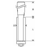 Bosch Fréza zarovnávacia EXPERT for Wood Laminate 12mm D1 12,7mm L 50,8mm G 106,8mm | ajtech.sk