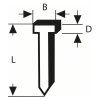 Klinec typ 47 Bosch 1,8x30mm 1000ks pre klincovačky | extratech.sk