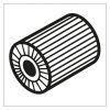 Bosch Lamelový brúsny valček K60 100 x 100 mm | ajtech.sk