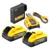 DeWALT USB-C nabíjací set 2x 5 Ah 18 V POWERSTACK | ajtech.sk