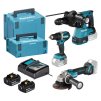 Makita DLX3195JX1 Sada aku náradia LXT s DDF484 , DGA504 , DHR243 (2x5,0 Ah) | ajtech.sk