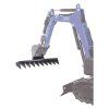 Hrabľová radlica 100 cm pre minibager Scheppach | extratech.sk