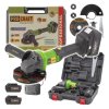 Aku uhlová brúska ProCraft PGA20 125mm 2x4Ah kufor | ajtech.sk