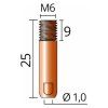 Kontaktná špička BINZEL M6/25 1,0mm 10ks | extratech.sk