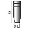 SOLUTION Silne kónická plynová hubica Ø 9,5 (NW9,5), 53mm 1ks | ajtech.sk