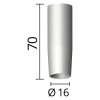 BINZEL Kónická plynová hubica Ø 16 (NW16), 70mm 1ks | ajtech.sk