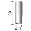BINZEL Kónická plynová hubica Ø 16 (NW16), 69mm 1ks | ajtech.sk