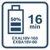 Nabíjačka BOSCH EXAL 18V-160 16A | extratech.sk