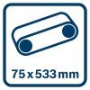 BOSCH El. pásová brúska GBS 75 AE - Maximálna sila | extratech.sk