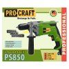 Príklepová vŕtačka Procraft PS850  Výkon 850W | extratech.sk
