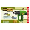 Teplovzdušná pištoľ Procraft PH2000  Výkonný príkon 2000 W | ajtech.sk