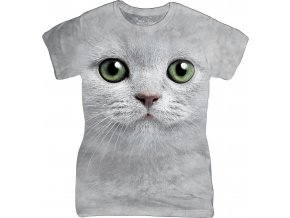The Mountain Dámské tričko Kočka zelenoočka, velikost M