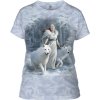 The Mountain Dámské tričko Bílí vlci ochránci, velikost L