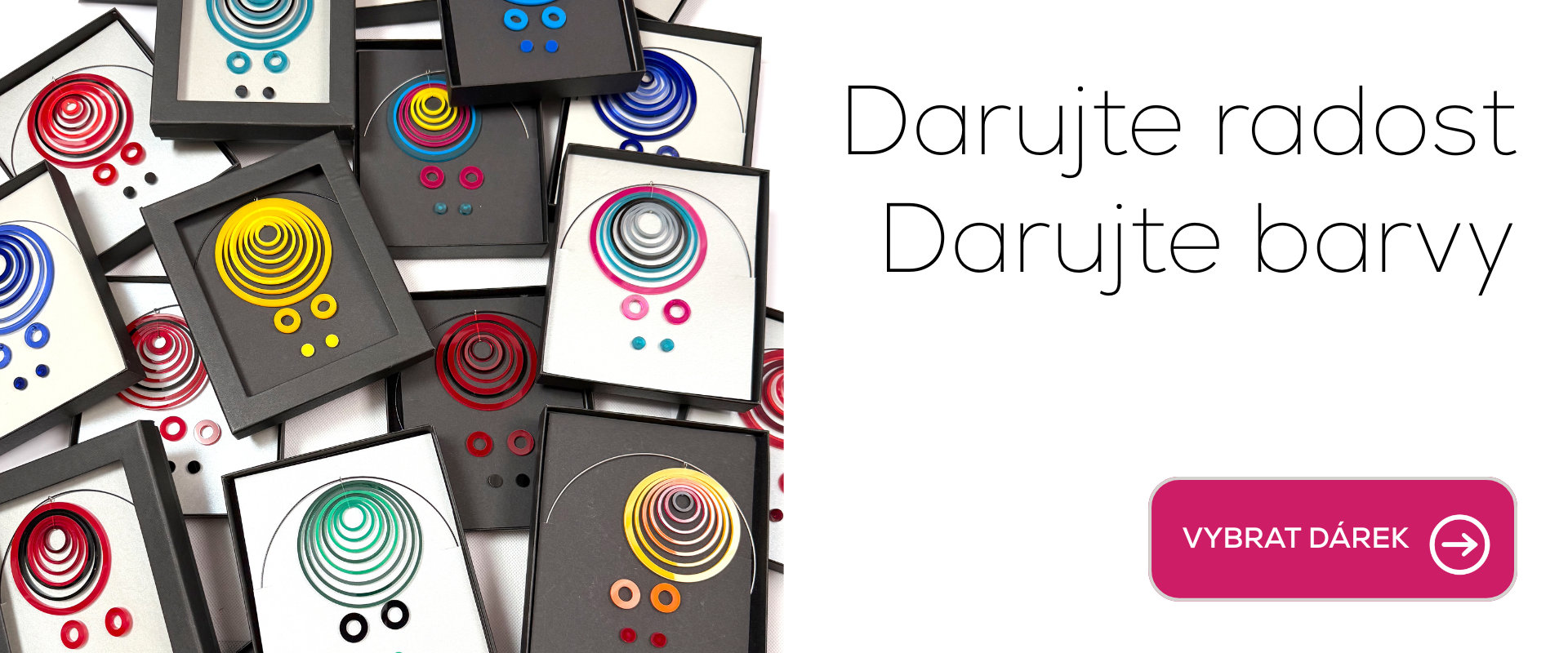 darujte radost, darujte barvy.