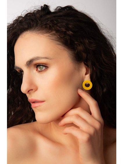 Extravagart CIRCLES 2cm YELLOW 03