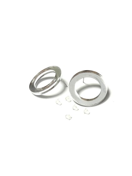 silver circles 3 cm