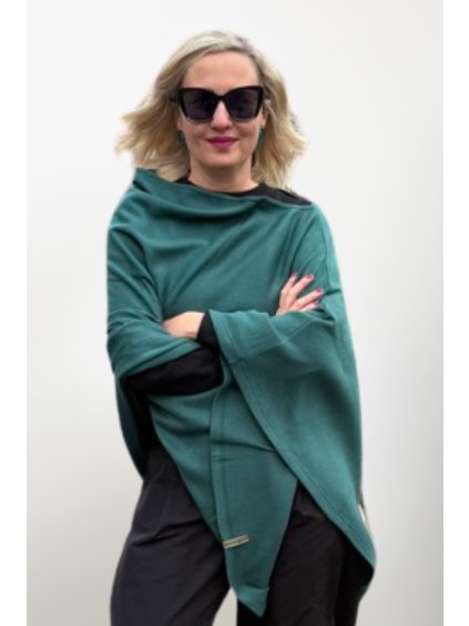 PONCHO PARIS GREEN