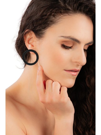 CIRCLES 4cm BLACK
