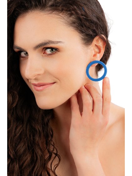CIRCLES 4cm BLUE
