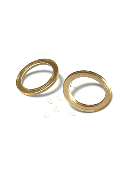 gold circles 4 cm