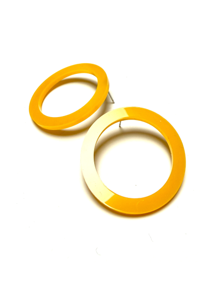 CIRCLES 4CM YELLOW