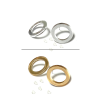 Náušnice MIRROR CIRCLES - 3 cm - GOLD & SILVER