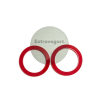 CIRCLES 4CM RED