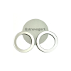 CIRCLES 4CM SILVER